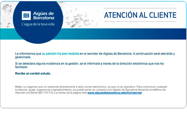 En tu buzón de correo encontrarás el e-mail de confirmación