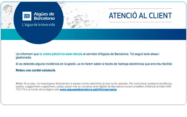 Cerca l'e-mail de confirmació a la teva bústia de correu