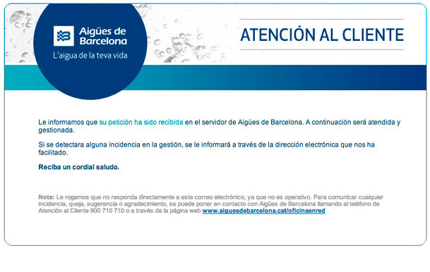 En tu buzón de correo encontrarás el e-mail de confirmación