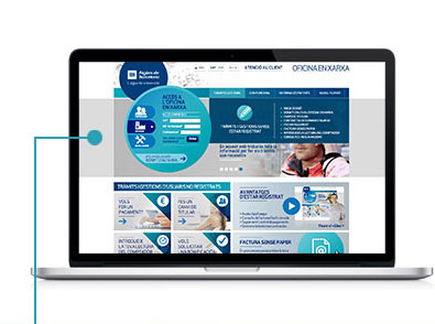 Fes clic a Tràmits i gestions i selecciona Modificar domiciliació bancària, adreça postal i altres dades