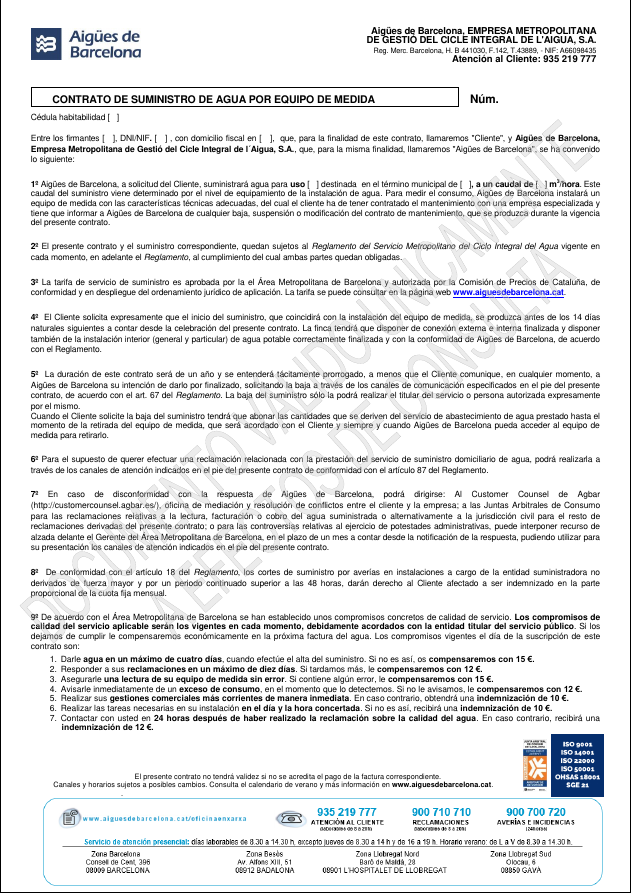 Formulario Cambio Titular Web Oficial La Gestio Responsable